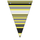 Bannière À Fanions Bandes fortes - vert jaune noir (Deuxième drapeau)