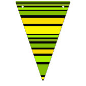 Bannière À Fanions Bandes fortes - vert jaune noir (Premier drapeau)