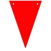Bannière À Fanions Bannière: Triangles rouge et jaune. (Troisième drapeau)