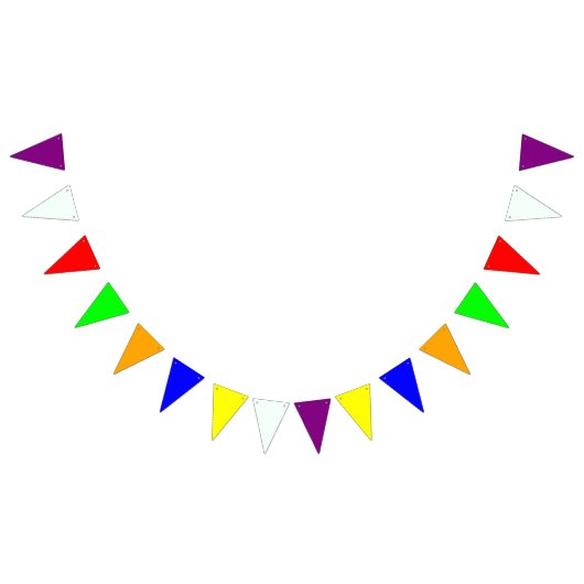 Bannière À Fanions Bannière: Triangulaire - Multicolore (Tout)