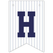 Bannière À Fanions Baseball Jersey - Sports Thème Anniversaire (Deuxième drapeau)