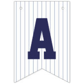 Bannière À Fanions Baseball Jersey - Sports Thème Anniversaire (Troisième drapeau)