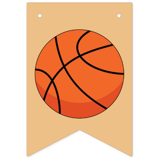 Bannière À Fanions Basket-ball (Deuxième drapeau)