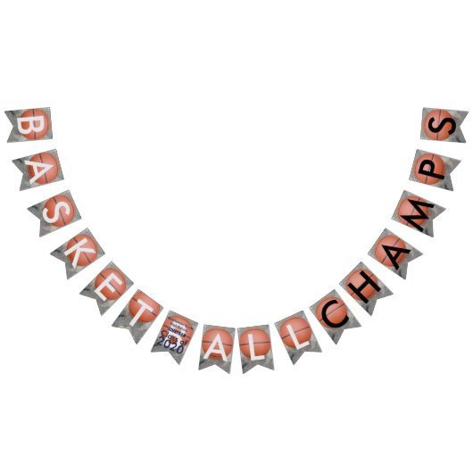 Bannière À Fanions Basketball Blue Bund Banner Grad (Tout)