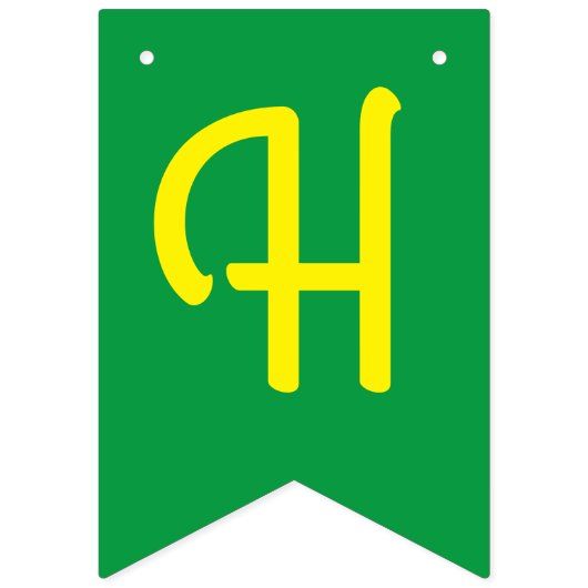 Bannière À Fanions Basketball Sports Anniversaire (Deuxième drapeau)