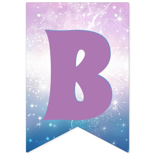 Bannière À Fanions Beauté Brunch|Purple|Blue et spa d'étincelles de (Deuxième drapeau)