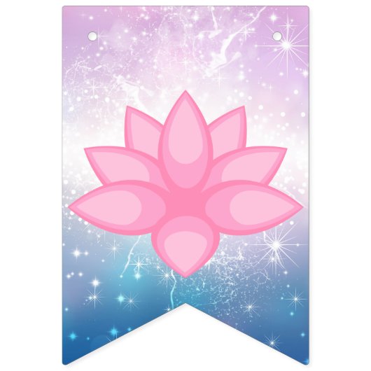 Bannière À Fanions Beauté Brunch|Purple|Blue et spa d'étincelles de (Premier drapeau)