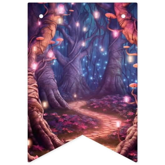 Bannière À Fanions Beautiful Evening Wedding Backdrop (Deuxième drapeau)