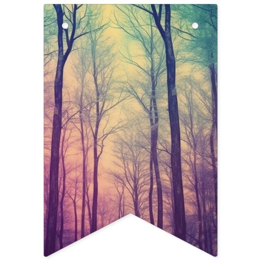 Bannière À Fanions Beautiful Evening Wedding Backdrop (Deuxième drapeau)