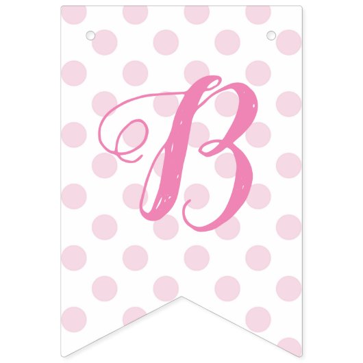 Bannière À Fanions Bébé fille (Premier drapeau)