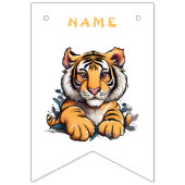 Bannière À Fanions Bébé mignon Lion enfants (Premier drapeau)