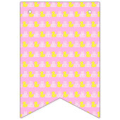 Bannière À Fanions Bébé mignonne fille (Troisième drapeau)