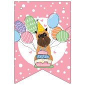 Bannière À Fanions Belge Bruxelles Griffon Oreilles coupées Anniversa (Premier drapeau)