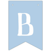 Bannière À Fanions Bénie Notre Fils Bannière, Bébé Bleu, Gris (Deuxième drapeau)