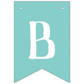 Bannière À Fanions Bénie Notre Fils Bannière, Marine, Aqua (Deuxième drapeau)