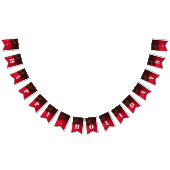 Bannière À Fanions Berries rouges et mélètte, Noël (Tout)