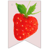 Bannière À Fanions Berry 1ère fraise Anniversaire (Premier drapeau)