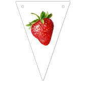 Bannière À Fanions Berry fraise mûre rouge Premier 1er bébé Anniversa (Troisième drapeau)