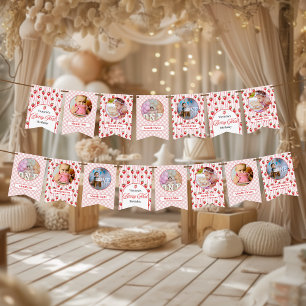 Bannière À Fanions Berry Premier Anniversaire de la fête Bunting