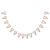 Bannière À Fanions Berry Premier Motif de fraise d'anniversaire One (Tout)