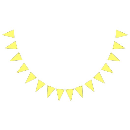 Bannière À Fanions Beurre jaune (Tout)