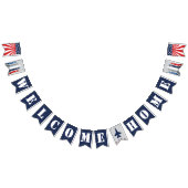 Bannière À Fanions Bienvenue Accueil Force Aérienne Militaire Fighter (Tout)