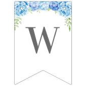 Bannière À Fanions Bienvenue Baby Boy Blue Elephant Douche Sprinkel (Troisième drapeau)