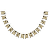 Bannière À Fanions Bienvenue Mariage Parties scintillant d'or Mariée  (Tout)