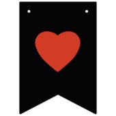 BANNIÈRE À FANIONS BIENVENUE NOIRE BANNER DE LA MAISON (Deuxième drapeau)