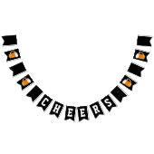 Bannière À Fanions Bière d'anniversaire Cheer Noir (Tout)