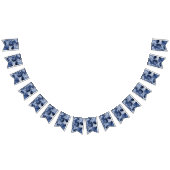 Bannière À Fanions Bigorneau Toile floral bleu No.1 personnalisable (Tout)