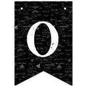 Bannière À Fanions Black Math Formulas Graduation Congratulations (Deuxième drapeau)