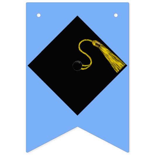 Bannière À Fanions Bleu (Premier drapeau)