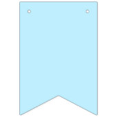 Bannière À Fanions Bleu bébé à bonbon Floss rose dégradé (Premier drapeau)