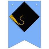 Bannière À Fanions Bleu clair Fête Fête Décoration (Premier drapeau)