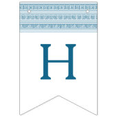 Bannière À Fanions Bleu Grec Toga fête d'anniversaire avec éléments d (Deuxième drapeau)