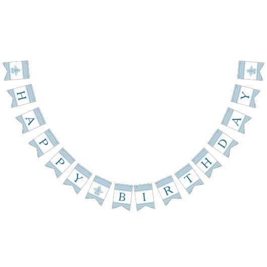 Bannière À Fanions Bleu Grec Toga fête d'anniversaire avec éléments d (Tout)