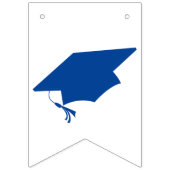 Bannière À Fanions Bleu jaune graduation (Deuxième drapeau)