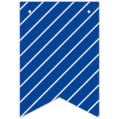 Bannière À Fanions Bleu jaune graduation (Premier drapeau)