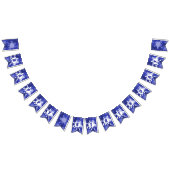 Bannière À Fanions Bleu Joyeux tableau d'anniversaire (Tout)