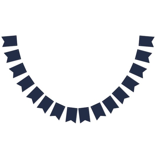 Bannière À Fanions Bleu marine (Tout)