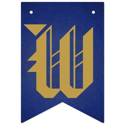 Bannière À Fanions Bleu royal de l'Africain Prince| et parties (Deuxième drapeau)