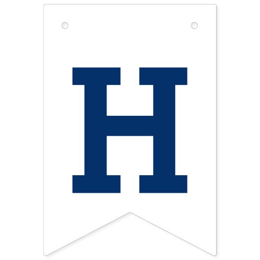 Bannière À Fanions Blue Dinosaur Ajouter l'âge Anniversaire Dino Part (Deuxième drapeau)