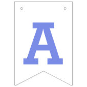 Bannière À Fanions Blue Dinosaur Ajouter l'âge Anniversaire Dino Part (Troisième drapeau)