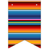 Bannière À Fanions Blue Gold Red Sarape mexicaine (Troisième drapeau)