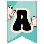 Bannière À Fanions Blue Happy Halloween Kids Party (Deuxième drapeau)