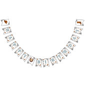 Bannière À Fanions Blue Wild West Rodeo Boy Joyeux anniversaire (Tout)