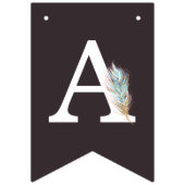 Bannière À Fanions Boho Dreamcatcher Wild One Birthday Party (Troisième drapeau)