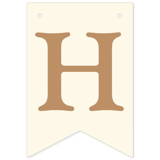 Bannière À Fanions Boho Fall Citrouille Joyeux anniversaire (Deuxième drapeau)