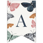 Bannière À Fanions Boho Little Butterfly Joyeux anniversaire (Troisième drapeau)